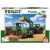 Schmidt Spiele Fendt, Fendt 724 Vario, Fendt 716 Vario mit Frontlader Cargo (Kinderpuzzle) - Pozostałe książki - miniaturka - grafika 1