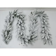 Ozdoby bożonarodzeniowe - Girlanda śnieżona 270 x 30 cm - miniaturka - grafika 1