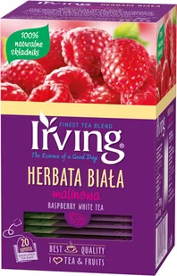 Irving Noname Herbata malinowa 20 kopert 1,5g biała - Herbata - miniaturka - grafika 1