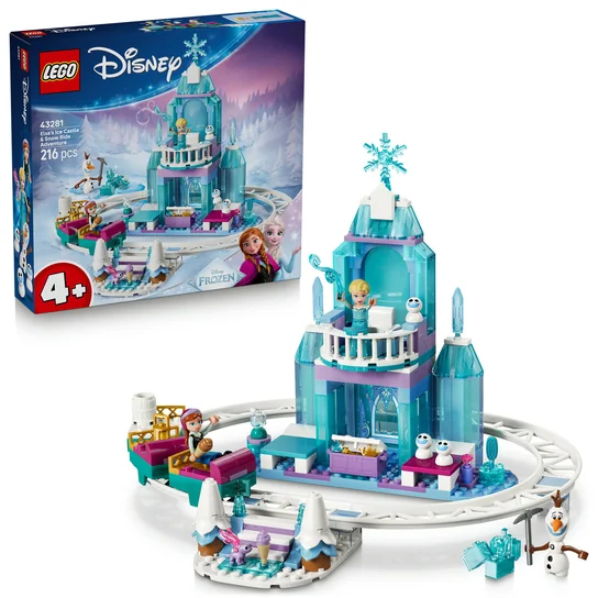 LEGO DISNEY ZAMEK ELZY KRAINA LODU PREZENT DLA DZIEWCZYNKI NA ŚWIĘTA PREZENT NA URODZINY, PREZENT DLA FANKI KRAINY LODU
