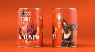 John Dog John Dog Pumpkin adult wołowina z dynią 400g 51339-uniw - Mokra karma dla psów - miniaturka - grafika 1