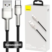 Kable - Baseus Mocny kabel nylonowy Cafule Metal USB do USB-C Type C 66W 2m CAKF000201 - miniaturka - grafika 1
