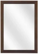 Lustra - Ciemnobrązowe lustro ścienne drewniane T4-P85 - miniaturka - grafika 1