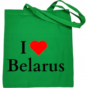 Torba na zakupy nadruk I Love Belarus Kocham Białoruś - Torby i wózki na zakupy Torba na zakupy nadruk I Love Belarus Kocham Białoruś - Torby i wózki na zakupy - miniaturka - grafika 1