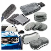 Akcesoria do mycia samochodu - Zestaw Do Mycia Samochodu Auta Czyszczenia Car Detailing Mikrofibra Ścierki - miniaturka - grafika 1