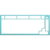 Gadżety dla graczy - Ramka GLORIOUS PC GMMK Pro Błękitny - miniaturka - grafika 1