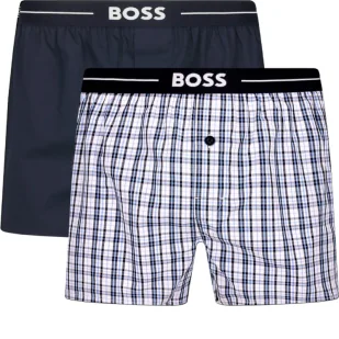 BOSS BLACK Bokserki 2-pack NOS Boxer EW 2P - Majtki męskie - miniaturka - grafika 1