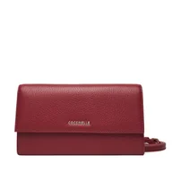 Torebki damskie - Torebka Coccinelle Mw5 Metallic Soft E2 MW5 18 27 01 Bordowy - miniaturka - grafika 1