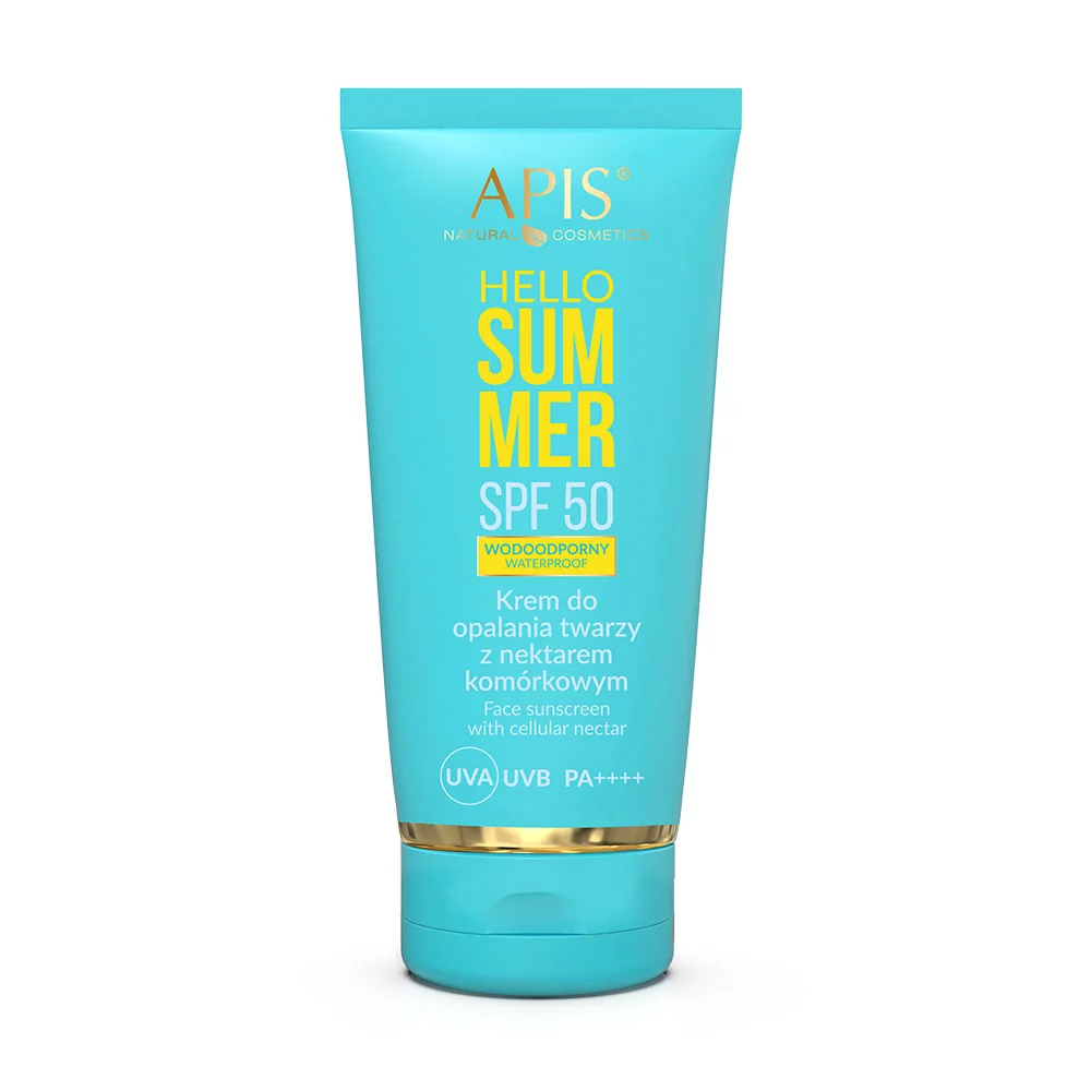 APIS APIS Hello Summer Wodoodporny krem do opalania twarzy z nektarem komórkowym SPF 30, 50ml