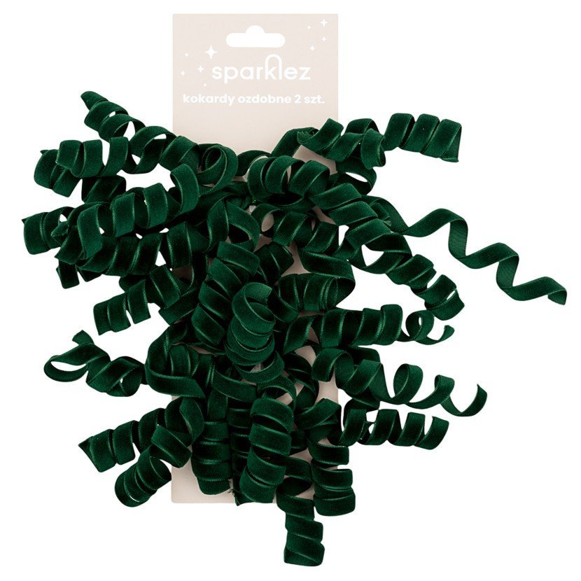 SPARKLEZ Rozeta spirala zielona 2 szt