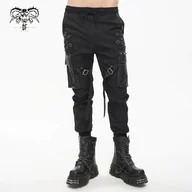 Spodnie męskie - spodnie męskie DEVIL FASHION - PUNK GOTHIC, joggery-XL - miniaturka - grafika 1