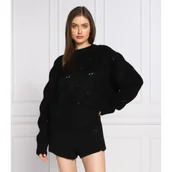 Swetry damskie - Silvian Heach Sweter | Oversize fit | z dodatkiem wełny - miniaturka - grafika 1