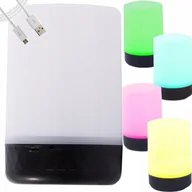 Lampy stojące - Lampka Nocna Led Rgb Usb Kolor Do Pokoju Salonu Sypialni 2 Tryby 8 Kolorów - miniaturka - grafika 1