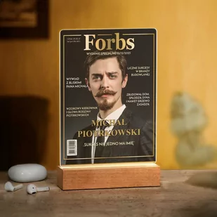 Lampka ramka L z wydrukiem Forbs na szkle akrylowym i podświetleniem - Ramki na zdjęcia - miniaturka - grafika 1