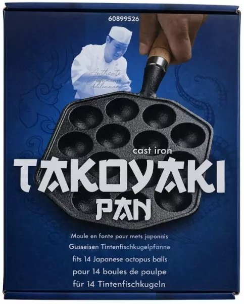 Patelnia Emro Aziatica Żeliwna patelnia do Takoyaki 14 otworów - Emro Aziatica