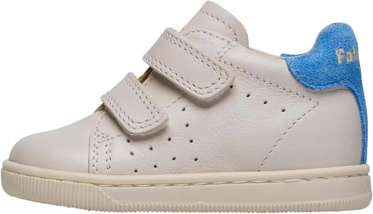 Buty niemowlęce skórzane miękkie sneakersy na rzepy rozmiar 18