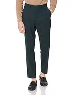 Spodenki męskie - SELECTED HOMME BLACK Męskie spodnie Slhslim-Jackbill ciemnozielone TRS B Noos smokingowe, ciemnozielony, 52 - miniaturka - grafika 1