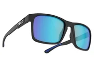 Okulary sportowe - BLIZ Luna M9 Okulary, matt rubber black/smoke with blue multi 2020 Okulary sportowe 7318480077034 - miniaturka - grafika 1