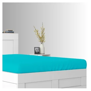 Prześcieradło Frotte Z Gumką Do Łóżeczka 60x120 Turkus 180 GSM Grube Premium - Prześcieradła dla dzieci Prześcieradło Frotte Z Gumką Do Łóżeczka 60x120 Turkus 180 GSM Grube Premium - Prześcieradła dla dzieci - miniaturka - grafika 1