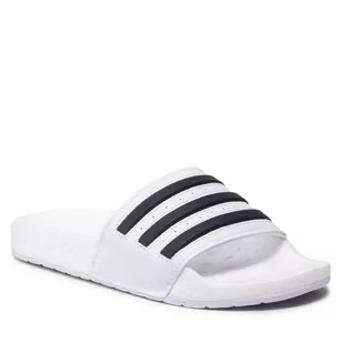 Adidas Klapki adilette Boost FY8155 Cloud White/Core Black/Cloud White - Klapki i japonki damskie - miniaturka - grafika 1