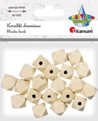 Decoupage - Titanum Koraliki drewniane kostki ścięte 20 szt. - miniaturka - grafika 1