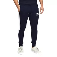 Spodenki męskie - PUMA Męskie spodnie treningowe Iconic T7, Peacoat, średnie, Peacoat, M - miniaturka - grafika 1