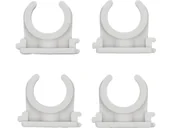 Akcesoria hydrauliczne - UCHWYTY, KLIPSY MONTAŻOWE, INSTALATORSKIE, OTWARTE DO RUR 15-16MM 4SZT. - miniaturka - grafika 1