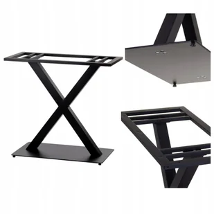 Podstawa stolika SH-3007-2/B 69,5x39,5 cm - Meble modułowe i akcesoria - miniaturka - grafika 1