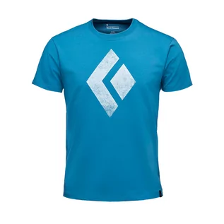 Koszulki męskie - Męski T-shirt Black Diamond CHALKED UP TEE astral blue - grafika 1