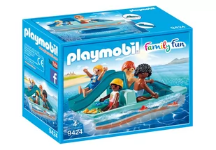 Playmobil Rodzinna zabawa - 9424 Water bike with slide 9424 - Figurki dla dzieci - miniaturka - grafika 1