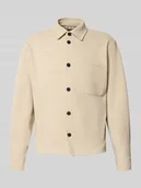 Koszule męskie - Koszula casualowa o kroju relaxed fit z dodatkiem wiskozy model ‘NEW KODYL’ - miniaturka - grafika 1