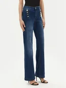 Spodnie damskie - Fracomina Jeansy FR25SV2013D46093 Granatowy Regular Fit - miniaturka - grafika 1