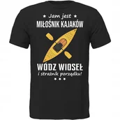Koszulki męskie - KOSZULKA JAM JEST KAJAK WÓDZ PREZENT MIŁOŚNIK - miniaturka - grafika 1