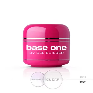 Silcare Base One Clear bezbarwny żel budujący do paznokci 5g - Żele do paznokci - miniaturka - grafika 1