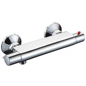 Baterie wannowe i prysznicowe - SCHÜTTE Bateria prysznicowa z mieszaczem i termostatem VICO, chrom - miniaturka - grafika 1