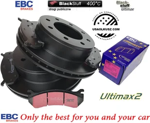 Tylne klocki Ultimax2 + tarcze hamulcowe EBC seria PREMIUM Chevrolet Avalanche 2500 2002-2003 - Tarcze hamulcowe - miniaturka - grafika 1