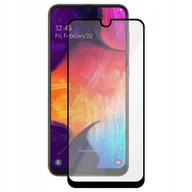 Szkła hartowane na telefon - Szkło Hartowane Full 5D Do Samsung A50 A505 Czarne Szkiełko Ochronne Szybka Hartowana Na Ekran - miniaturka - grafika 1