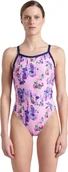 Stroje kąpielowe - Arena Damski Strój kąpielowy WOMEN'S ARENA ROSE TEXTURE SWIMSUIT XCROSS BACK - miniaturka - grafika 1