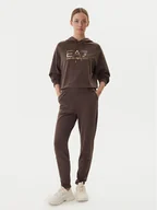 Dresy damskie - EA7 Emporio Armani Dres 7W000687 AF12502 U6063 Brązowy Regular Fit - miniaturka - grafika 1