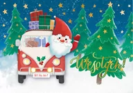 Kartki okolicznościowe i zaproszenia - Kartka świąteczna z Mikołajem, przestrzenna 3D PCPU12 - miniaturka - grafika 1