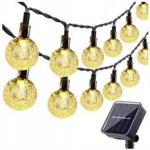 Girlanda Ogrodowa Solarna LED 5M 30X KULA OZDOBNA - Lampy ogrodowe - miniaturka - grafika 1
