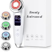 Pozostałe urządzenia kosmetyczne - Mezoterapia Bezigłowa Masażer EMS Twarzy Lifting 4w1 Urządzenie do Masażu - miniaturka - grafika 1