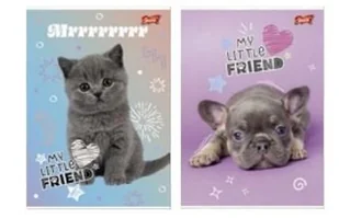Unipap Zeszyt A432k kratka My little friend (15szt) - Zeszyty szkolne - miniaturka - grafika 1