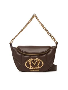 LOVE MOSCHINO Saszetka nerka JC4187PP0NLC0313 Brązowy - Nerki - miniaturka - grafika 1