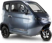 Skutery - Skuter elektryczny zabudowany z dachem MICRO CAR BILI BIKE SIGMA 3 GEL szary-ciemne wnętrze BBSKUTER1552 - miniaturka - grafika 1