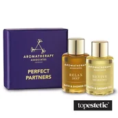 Balsamy i kremy do ciała - Aromatherapy Associates Perfect Partners Zestaw dwóch olejków do kąpieli 2 x 7,5 ml - miniaturka - grafika 1