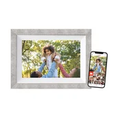 Ramki cyfrowe do zdjęć - Braun DigiFrame 10W cyfrowa ramka na zdjęcia Szary, Biały 25,6 cm (10.1") Ekran dotykowy Wi-Fi - miniaturka - grafika 1