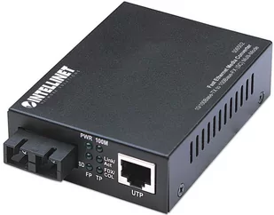 Media konwerter INTELLINET 10/100Base-TX RJ45/100Base-FX MM SC - Pozostałe akcesoria sieciowe - miniaturka - grafika 1