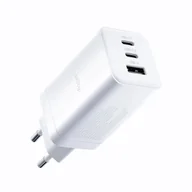 Ładowarki do telefonów - Allity ładowarka sieciowa GaN PD QC ATC-01-65WACC 2x USB-C + 1x USB-A 65W biała - miniaturka - grafika 1