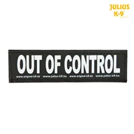 Szelki dla psów - Naklejka na rzep 2 Julius-K9 , L, Out Of Control - miniaturka - grafika 1